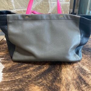Marc By Marc Jacobs Gray and Pink Tote Bag